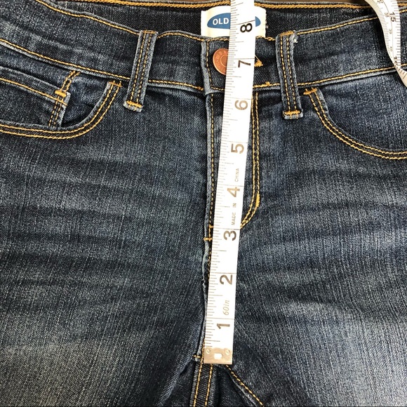 Old Navy Rolled Fray-Hem Jean Shorts Girls Size 10 - Picture 13 of 15